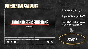Differential Calculus (Feliciano and Uy) Trigonometry_Exercise_4.2 Part 1