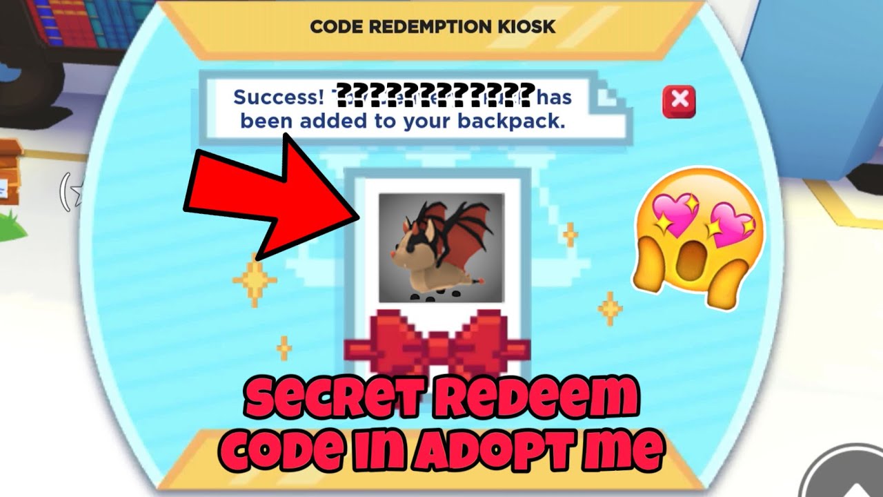 Adopt Me Secret Code! (Redeem now!!) 