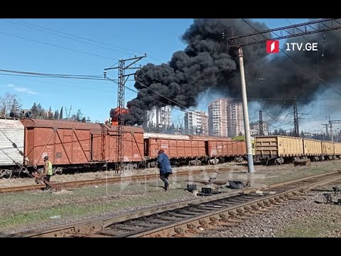 თბილისში, სამგორის რაიონში ხანძარია