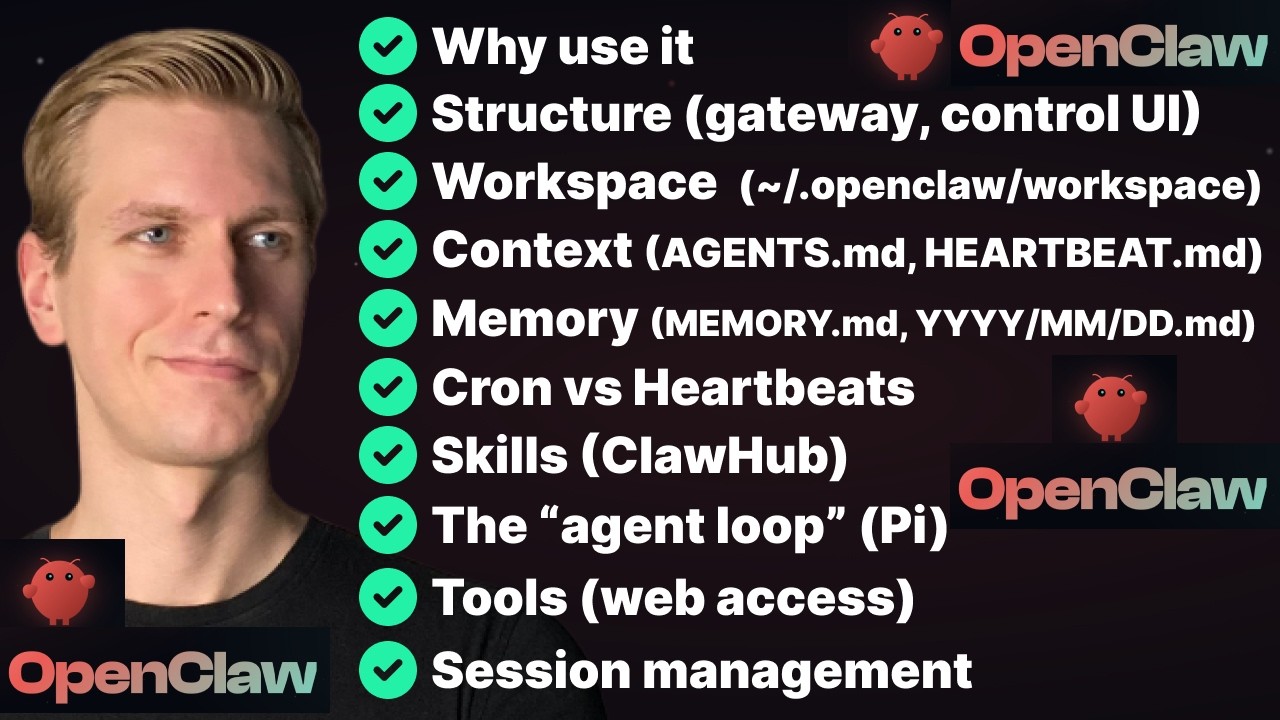 OpenClaw COMPLETE Tutorial - All 12 Concepts You Need To Know BEFORE You Deploy