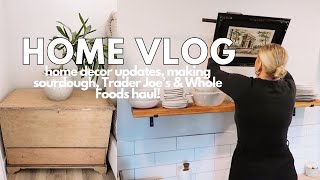 Amazon Unboxing, Making Sourdough, Small Home Projects, Trader Joe's and Whole Foods Haul!