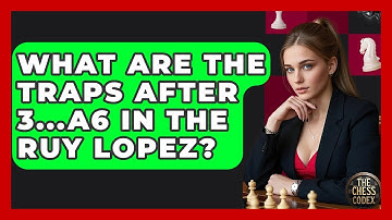 What Are The Traps After 3...a6 In The Ruy Lopez? - The Chess Codex