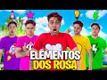 ME TRANSFORMEI EM TODOS OS ELEMENTOS DOS ROSA *desafio extremo