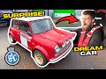 We surprised him with a 1996 wrc mini dream car
