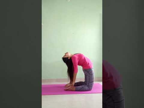 Ustrasana (Camel Pose) Benefits | How to Do ? | Winter yoga | #shorts | @pathikfitness