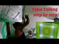 Gypsum False Ceiling Installation step by step