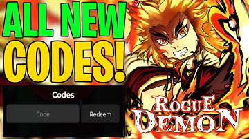 ✅ ROGUE DEMON CODES ROBLOX – All New Working Codes! (Update)