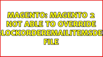 Magento: Magento 2 not able to override MagentoSalesBlockOrderEmailItemsDefaultItems.php file