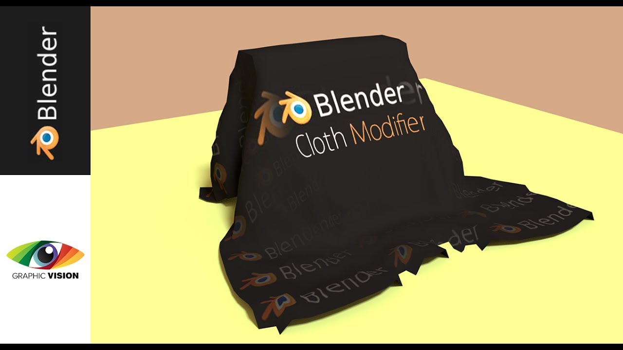 Blender 3D Cloth Simulation using Cloth Modifier Tool YouTube