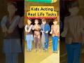 Kids Fun Competition | Who Is the Strongest Kid? 😄 Real Life Skills Challenge #shorts