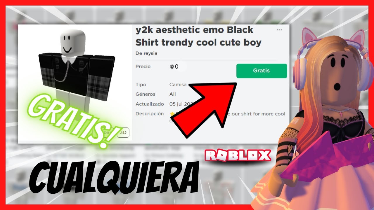 COMO ter 215 Camisas GRÁTIS no Roblox 2023 