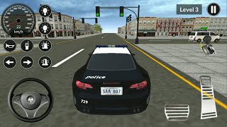 Mobil Polisi Drive Mengejar Mobil Penjahat - Mobil Balap Simulator Android Gameplay screenshot 3