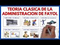 TEORIA CLASICA de la ADMINISTRACION de HENRY FAYOL ✅ | Economía de la Empresa 142#