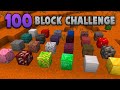 How Fast Can I Get 100 Different Minecraft Blocks? (Random Seed)