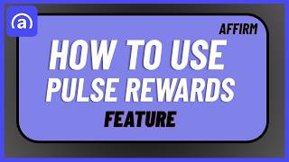 How to Use Afterpay Pulse Rewards Feature !
