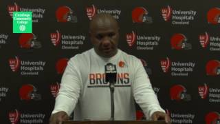 Hue Jackson Post Game Press Conference - 9/25