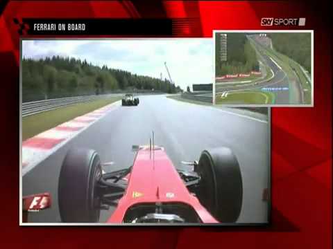 Kimi Raikkonen Onboard Start Spa 2009