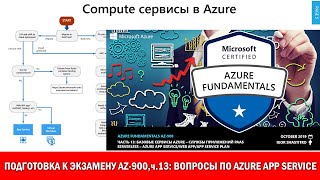 Подготовка к Exam AZ-900 Azure Fundamentals,ч.13:вопросы по Azure PaaS - Azure App Service, Web App screenshot 5