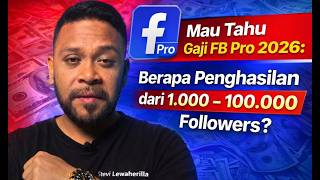 FB Pro Salary 2026: How Much Can You Earn from 1,000 – 100,000 Followers?