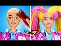 NOVO PENTEADO PARA BONECA || Transformação Rica VS Sem Grana! Artesanatos & Macetes, por 123 GO!