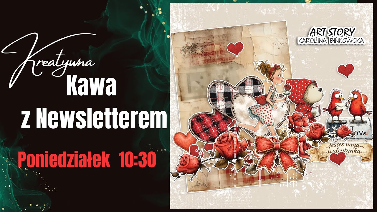 Kreatywna Kawa z Newsletterem set 67 I Mixedmedia I DIY I Scrapbooking