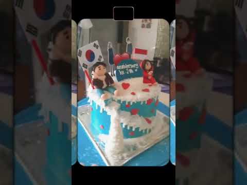 KUE ULANG TAHUN TEMA LDR INDO-KOREA