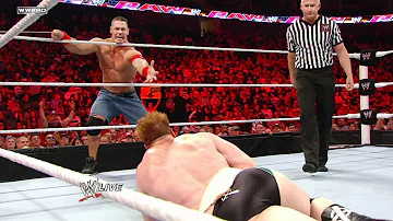 Raw - John Cena & Sheamus vs. Christian & Mark Henry