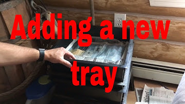 Adding a new tray to the worm farm 360 with uncle jims worms