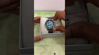 Unboxing My FIRST Automatic Watch! ⌚ Green Seiko 5 Sports SRPD61K1 #seiko #shorts #modinagar