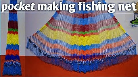 how to make fishing net pocket | pocket fishing net