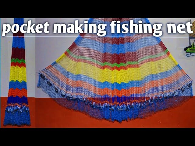 how to make cast net pocket, pocket cast net