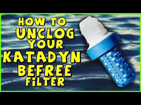How to unclog the Katadyn BeFree Filter