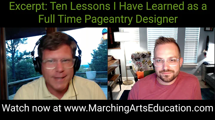 Marching Arts Education Lessons for Pageantry Desi...