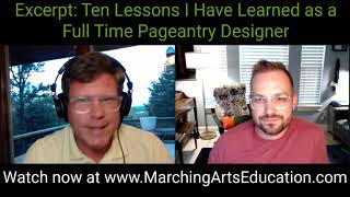 Marching Arts Education Lessons for Pageantry Designers Wes Pendergrass Excerpt 2