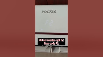 Voltas inverter split AC Error code F2 Voltas split Error code F2 fault #coolingsolutions #aircool