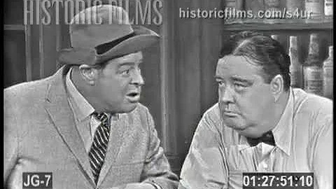 Jackie Gleason & Frank Fontaine as  JOE THE BARTEN...