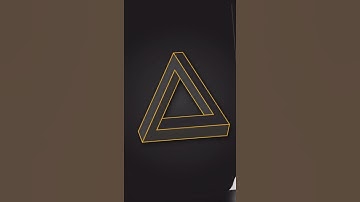 3D Triangle Shape in Illustrator #shorts #illustratortutorial #shortvideo #illustrator #graphics