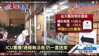 台大院長求救 病患超量無法再收 八大民生新聞 2021052705
