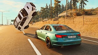 Overtakes and Car Crashes #02 [BeamNG.Drive]