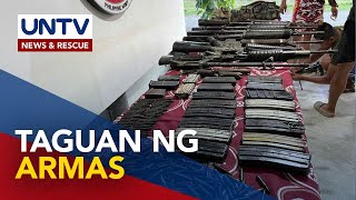 Mga Tinagong Armas Ng Hinihinalang Mga Miyembro Ng Npa, Nadiskubre Ng Awtoridad