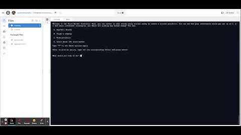 Stock Market Simulator Python Code