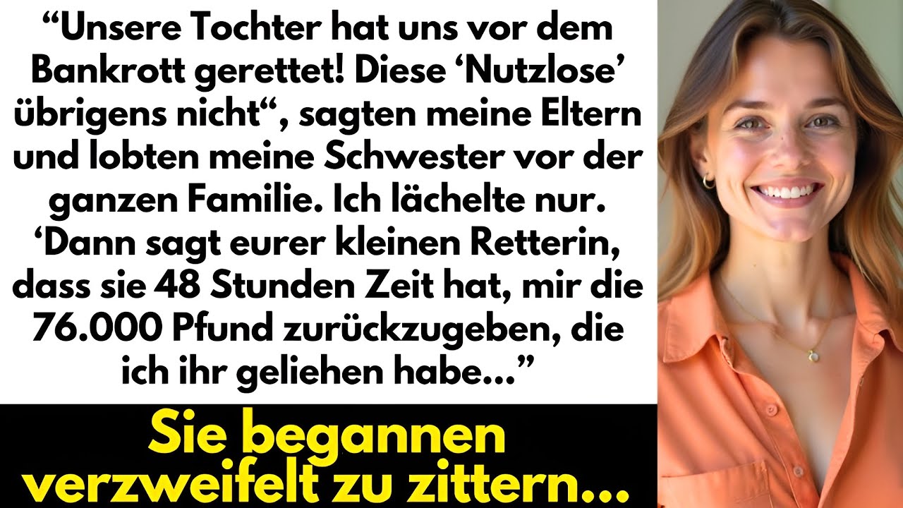 Meine Eltern Nannten Mich „Nutzlos“ Und Lobten Meine Schwester Vor Der Ganzen Familie – Aber Als...