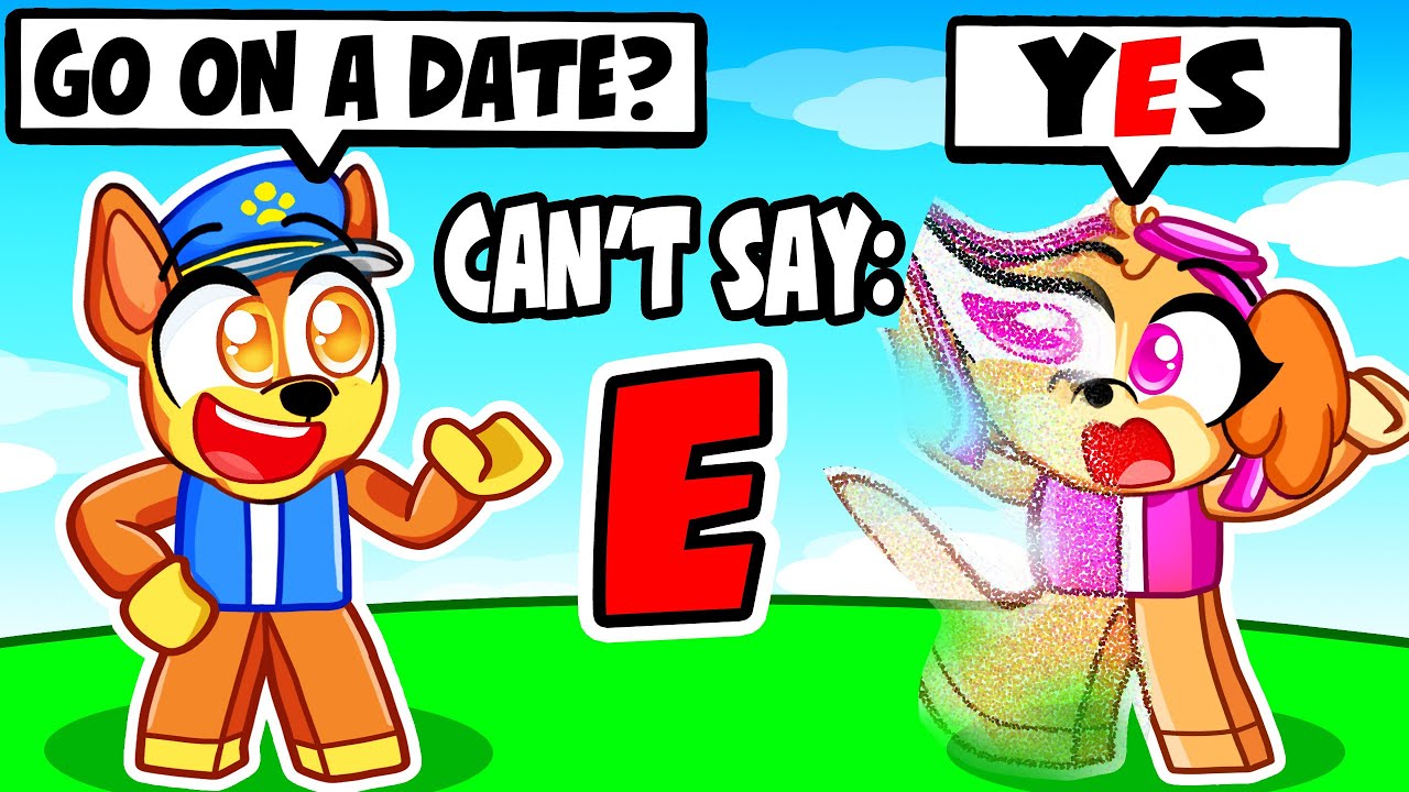 Roblox CAN'T SAY THE LETTER...