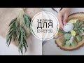 Веточки зелени из бумаги без клея - DIY Tsvoric - Twigs of greenery from paper without glue