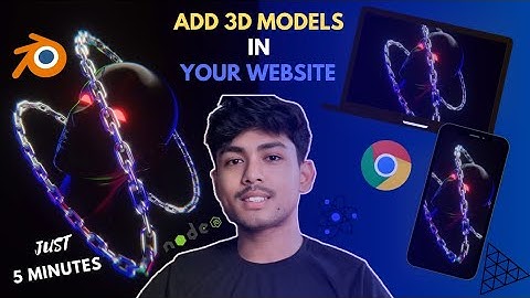 Add 3D Models to Your Website in 5 Minutes! | Quick & Easy Tutorial | @VictorAdhikary