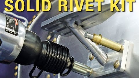 Solid Rivet Kit - Aircraft Grade Rivets For Your Car - Custom Metal Fabrication With Eastwood