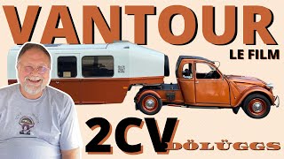 Citroën 2CV Semi-trailer 🇬🇧 VANTOUR of a unique car!