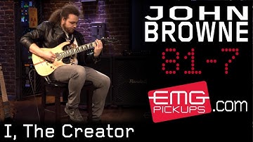 John Browne of Monuments performs "I, The Creator" on EMGtv