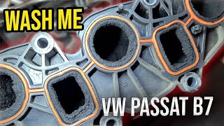 Intake Manifold Cleaning: VW Passat B7 2.0TDI