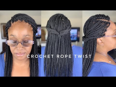Small Crochet Rope Twist (how to) 